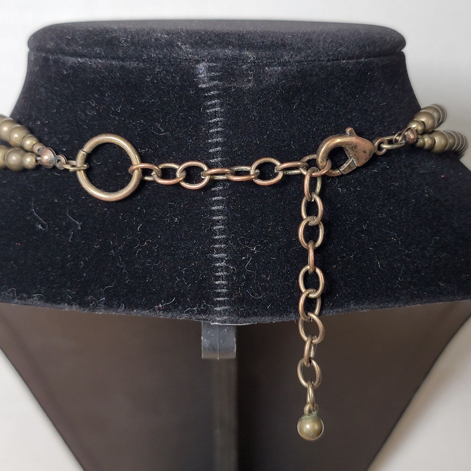 Other Multi-Strand Beaded Necklace w an Antiqued Gold-Tone Pendant Size ONE SIZE - 4 Thumbnail