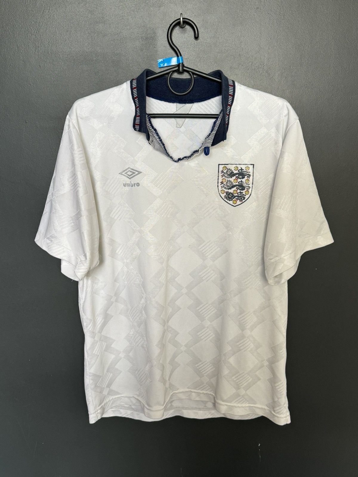 Umbro England National Team 90/92 Home Football Jersey T-Shirt Size US M / EU 48-50 / 2 - 1 Thumbnail