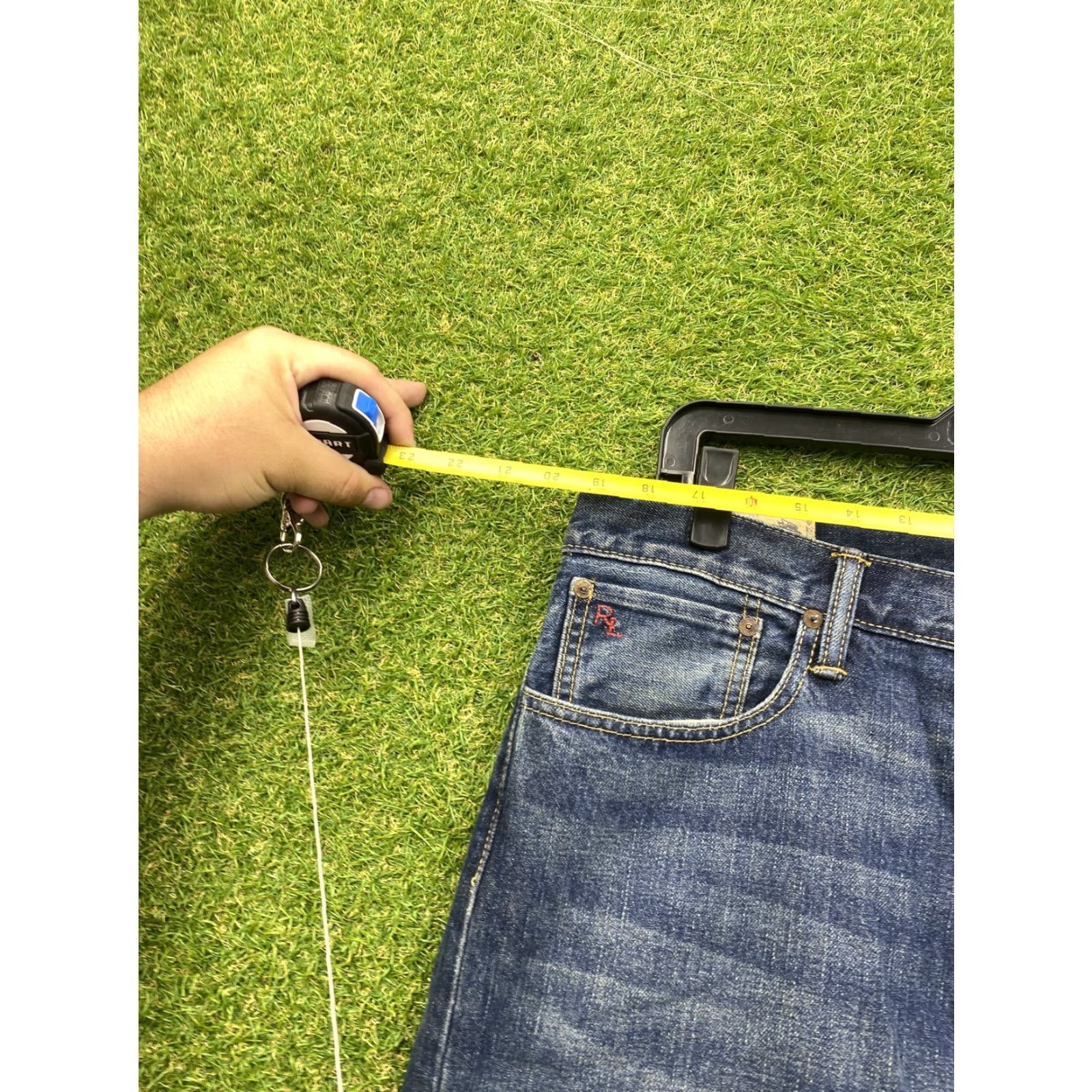 Polo Ralph Lauren VINTAGE Polo Ralph Lauren Jeans Mens 36x32 Blue Denim Straight Fit Classic RL Size US M / EU 48-50 / 2 - 2 Thumbnail