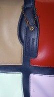 The Unbranded Brand Genuine Leather Color Block Mid-Sized Tote Size ONE SIZE - 3 Thumbnail