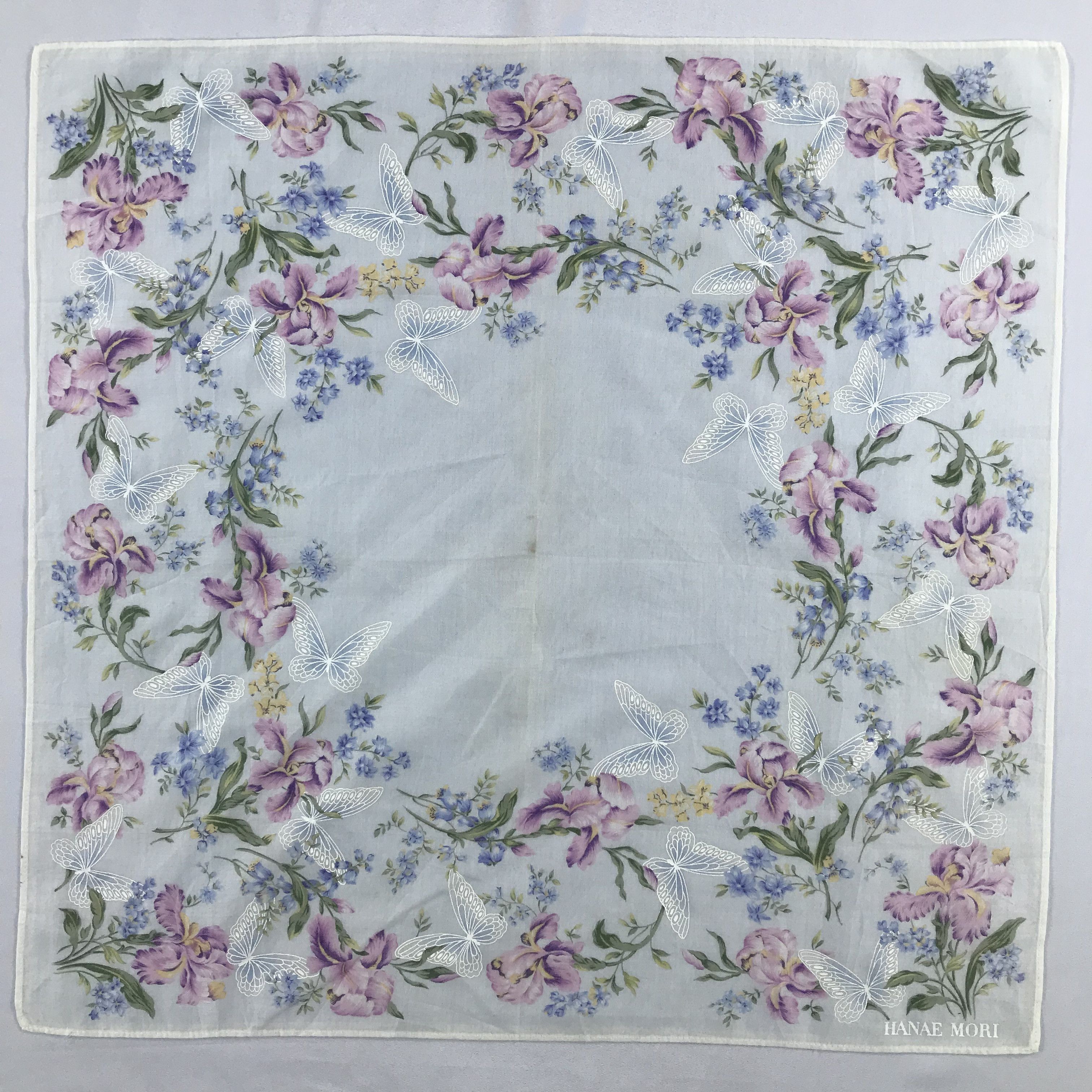 Hanae Mori Hanae Mori Bandana / Handkerchief / Neckerchief - S2311 Size ONE SIZE - 1 Thumbnail