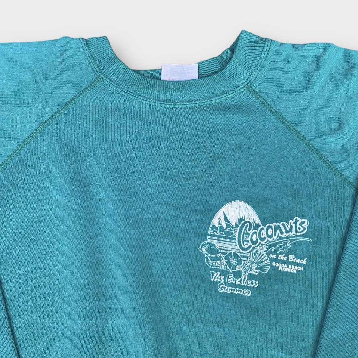 Hanes Vintage 80s Hanes Coconuts Beach Florida Crewneck Size US M / EU 48-50 / 2 - 5 Thumbnail