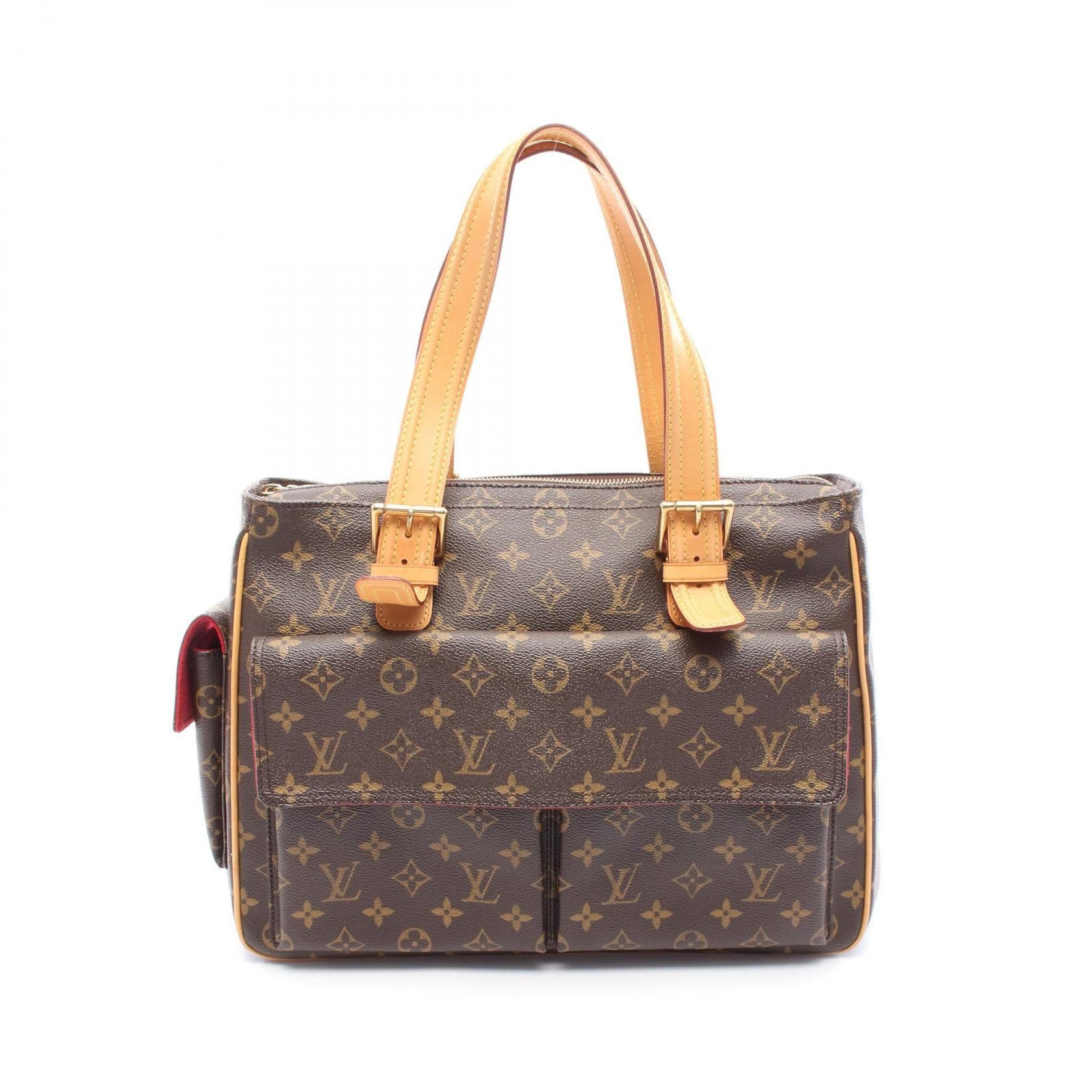 Louis Vuitton Louis Vuitton Multi-Priest Monogram Handbag Leather Brown Size ONE SIZE - 1 Thumbnail