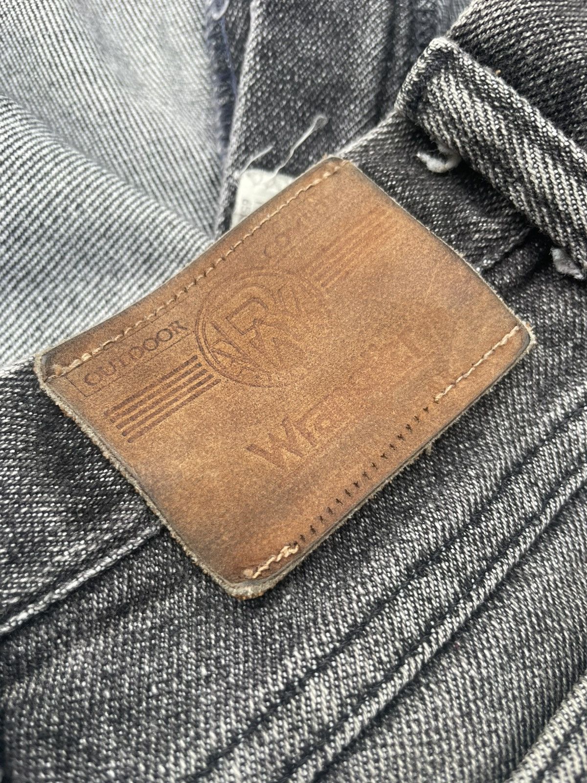 Vintage × Wrangler Vintage 80’s Wrangler Faded Jeans Size US 41 - 14 Thumbnail