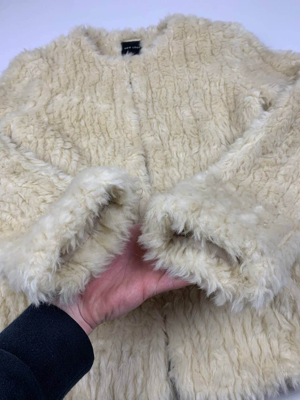 Japanese Brand Faux Fur Coat Cropped Jacket IfSixWasNine Y2K Style Size M / US 6-8 / IT 42-44 - 5 Thumbnail