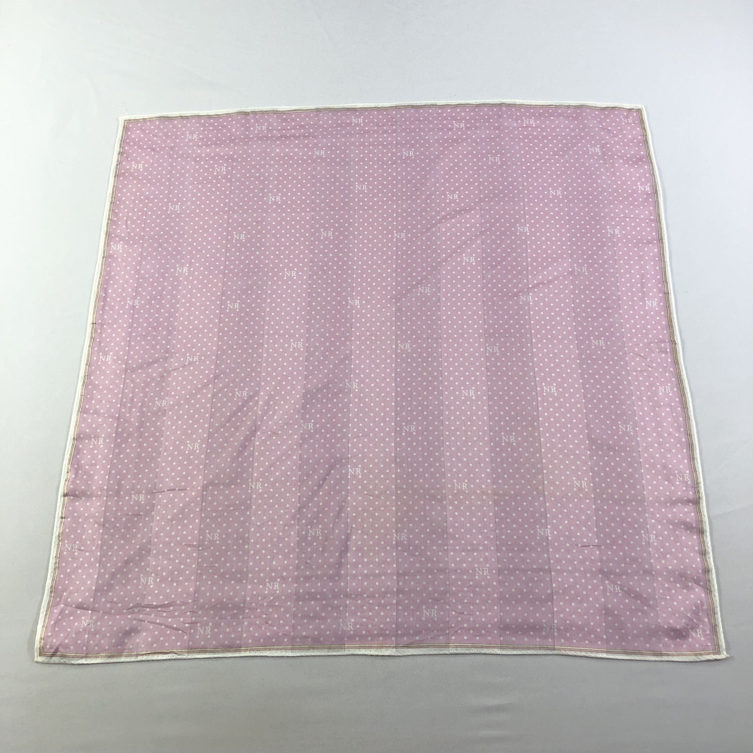 Nina Ricci Nina Ricci Monogram Handkerchief Neckerchief Bandana H1565 Size ONE SIZE - 2 Thumbnail