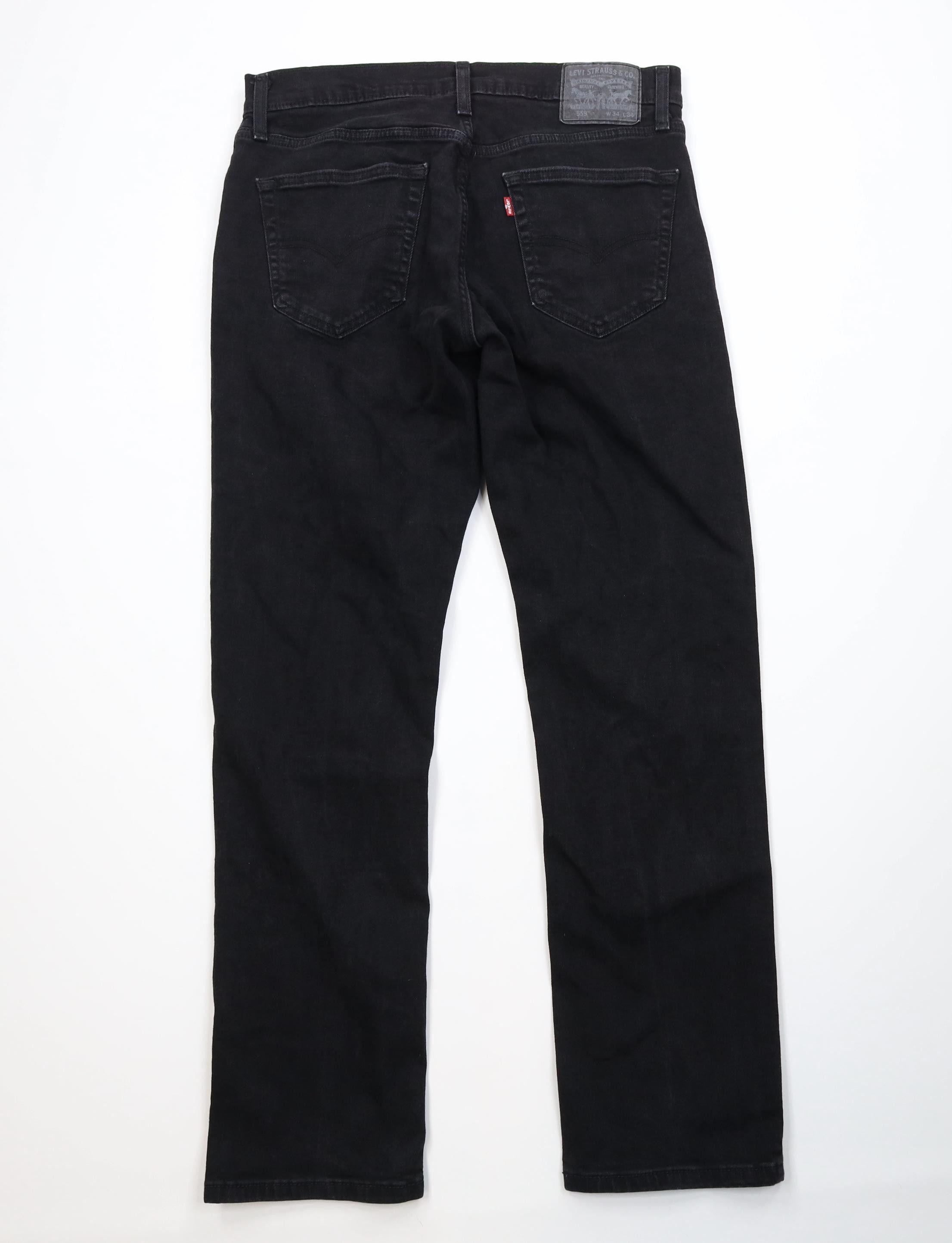 Levi's Vintage Y2K Levis 559 Stretch Relaxed Straight Leg Jeans Size US 34 / EU 50 - 9 Thumbnail