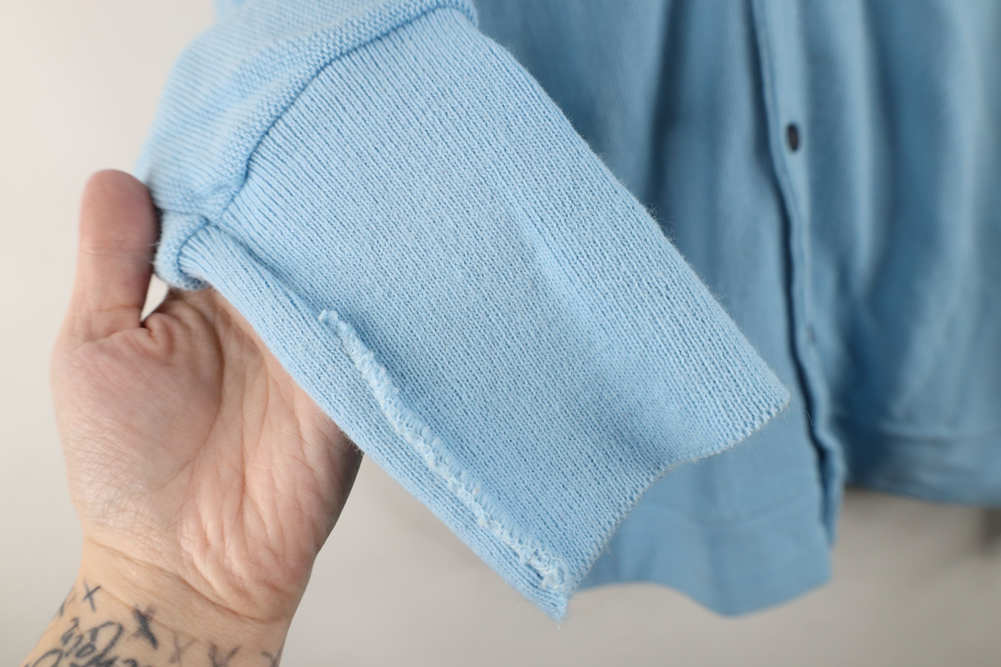 Vintage Vintage 70s 80s Streetwear Sweater Carolina Blue USA Size US XXL / EU 58 / 5 - 8 Thumbnail