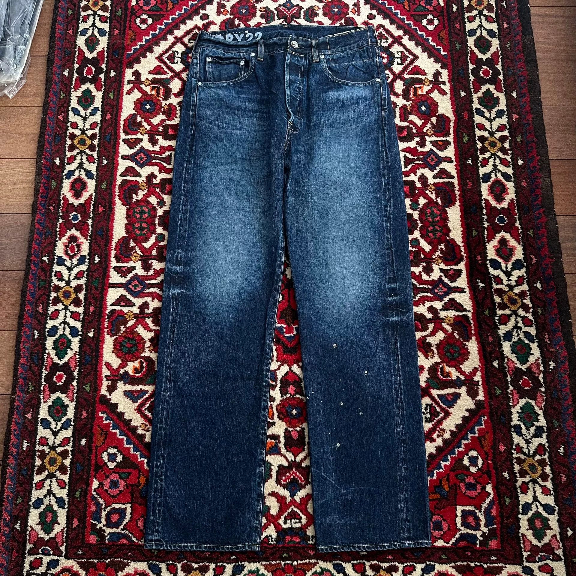 Visvim visvim 23aw dry22 water-washed jeans Size US 32 / EU 48 - 1 Thumbnail