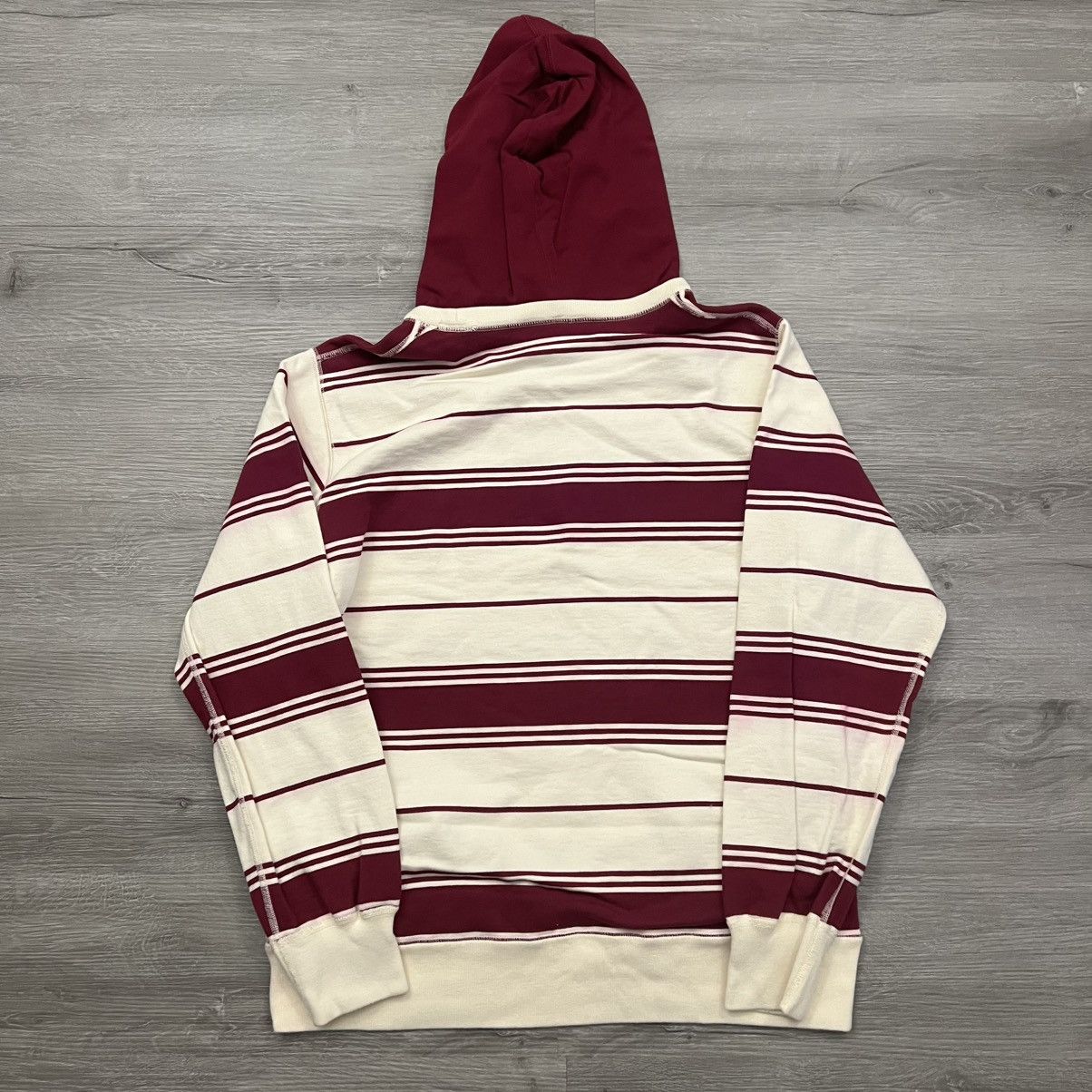 Supreme Supreme Striped Hooded Crewneck FW16 Size US M / EU 48-50 / 2 - 13 Thumbnail