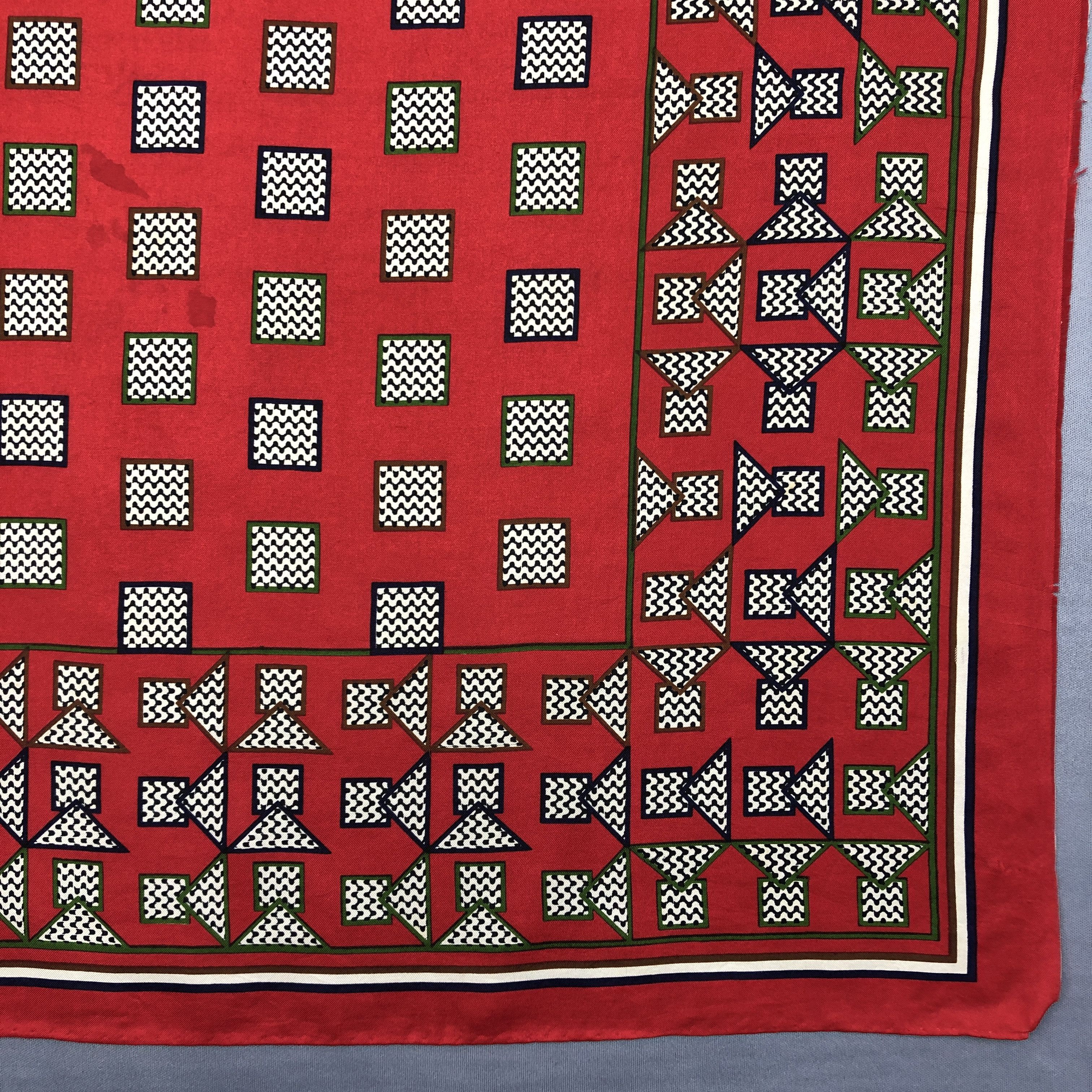 Japanese Brand Vintage Luxury SILK Scarf Twill Stole Wraps Scarves Size ONE SIZE - 3 Thumbnail