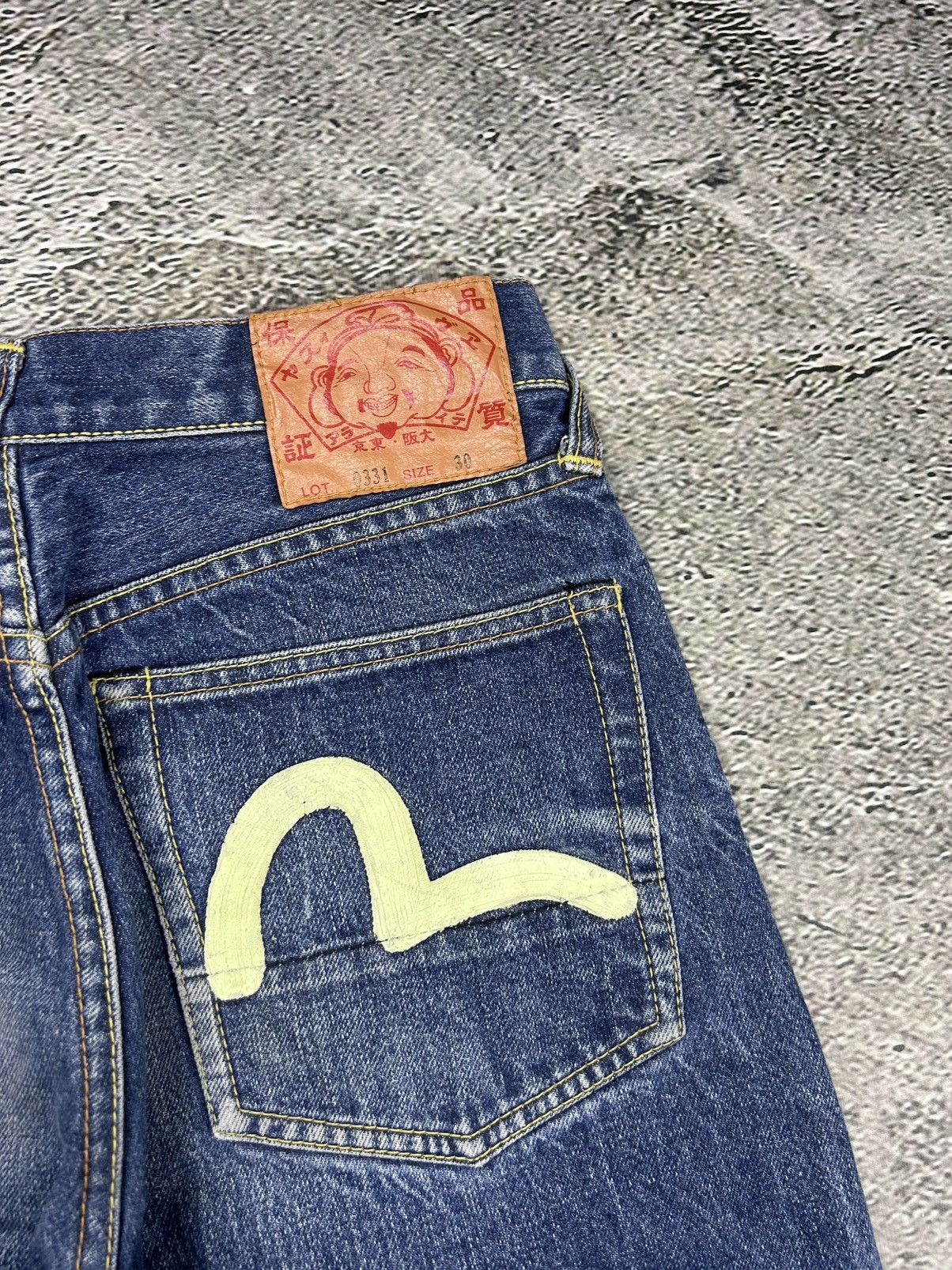 Evisu × Japanese Brand × Vintage Evisu jeans vintage handpainted seagull logo selvedge denim Size US 30 / EU 46 - 2 Thumbnail