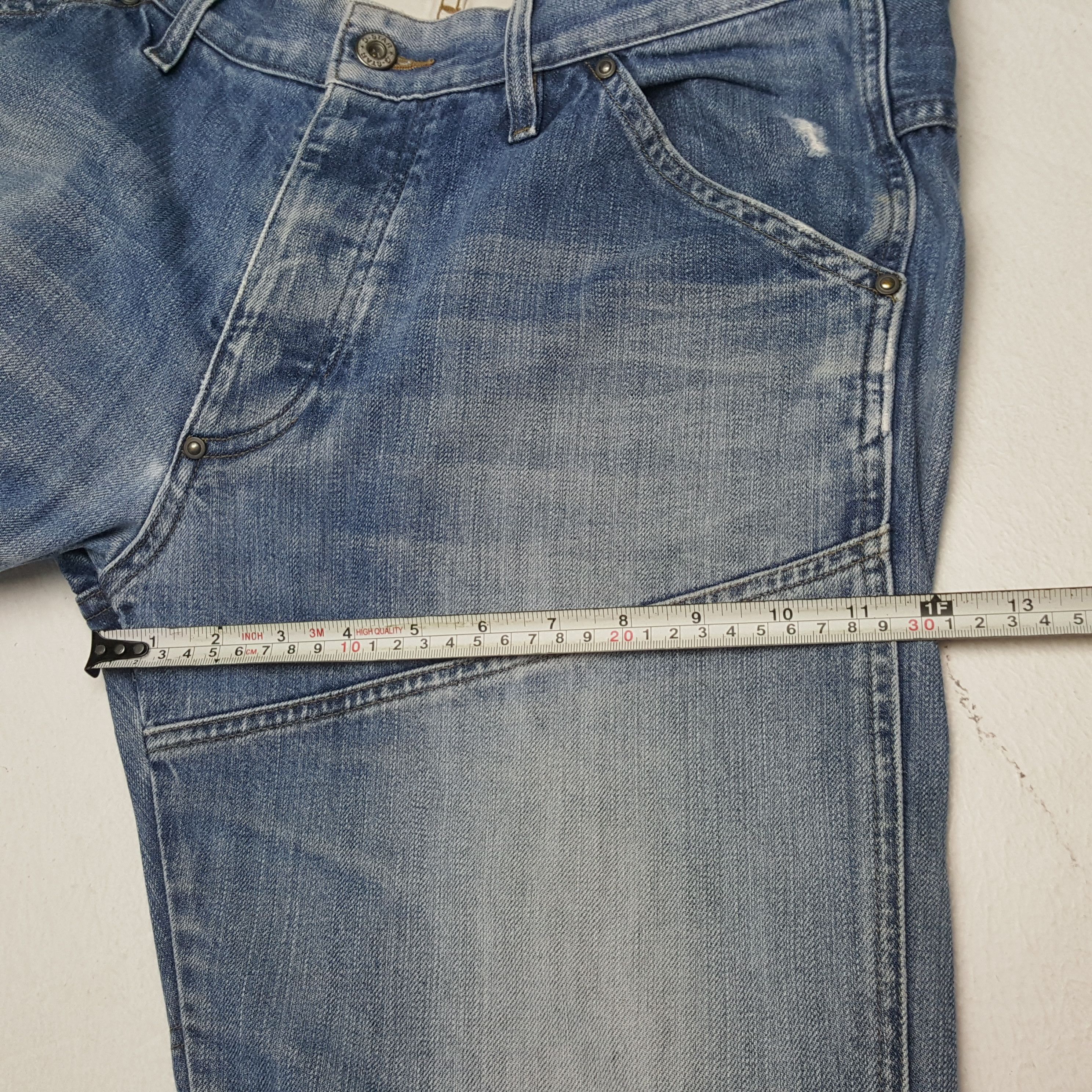 G-Star × Vintage G-STAR RAW Nice Design Riders Style Jeans Size US 34 / EU 50 - 9 Thumbnail