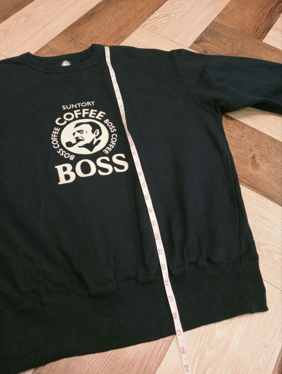 Japanese Brand VINTAGE SUNTORY BOSS COFFEE BIG LOGO SWEATSHIRT Size US L / EU 52-54 / 3 - 8 Thumbnail