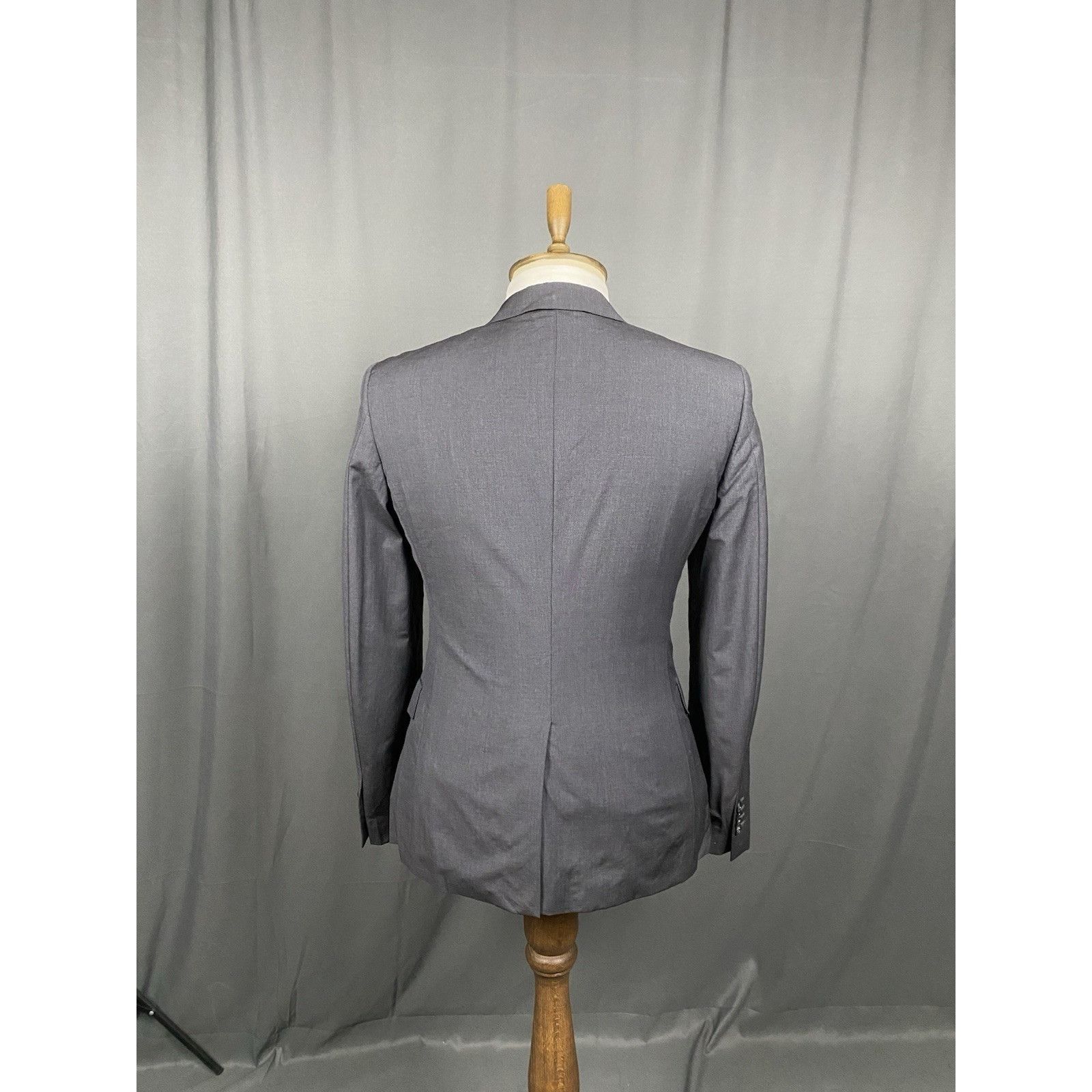 Prada Prada Men's Slim Fit Gray Wool Blazer Sportcoat Jacket Size Size 38R - 7 Thumbnail