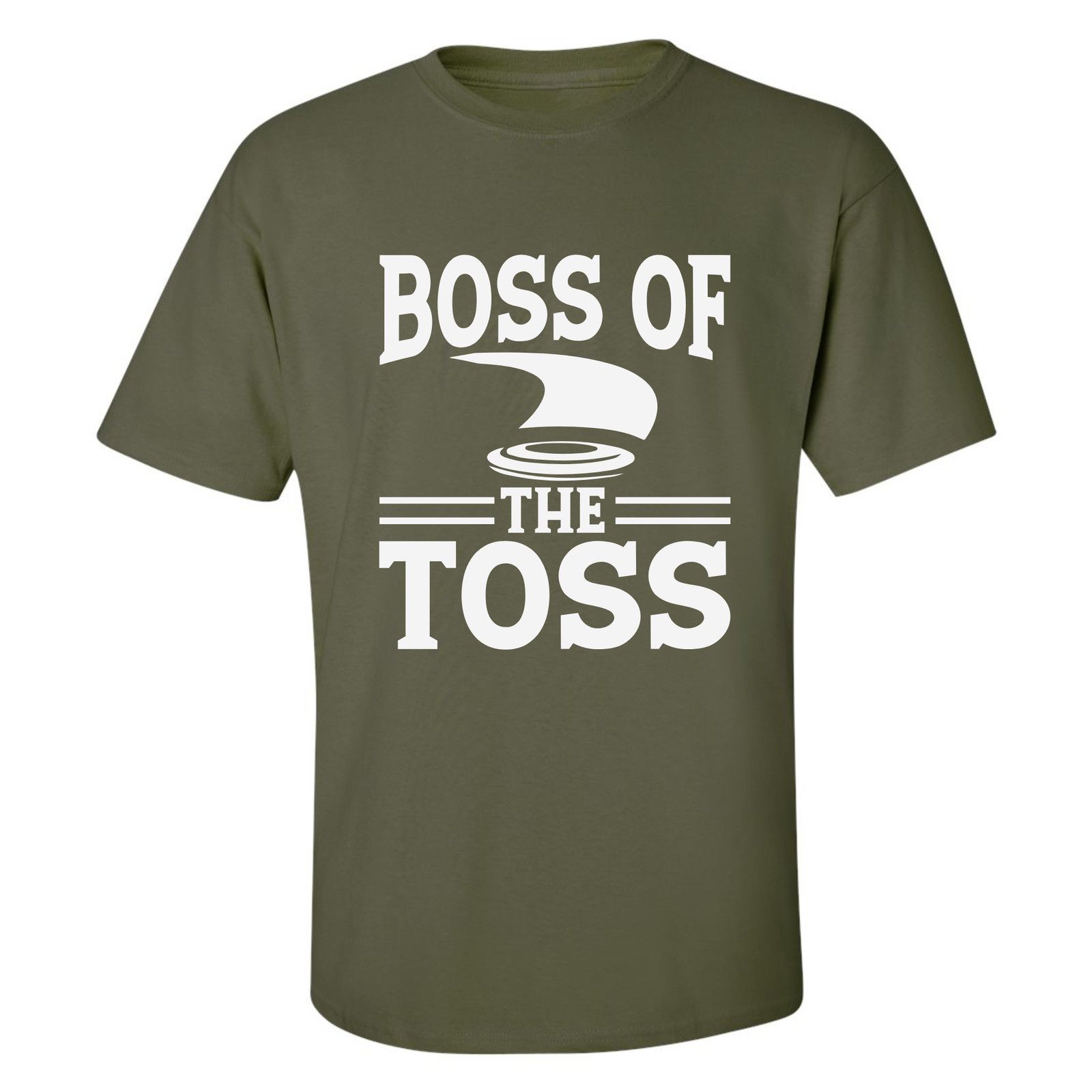 Gildan Disc Golf Shirt BOSS of the TOSS Mens Discgolfing T-Shirt Size US L / EU 52-54 / 3 - 5 Thumbnail