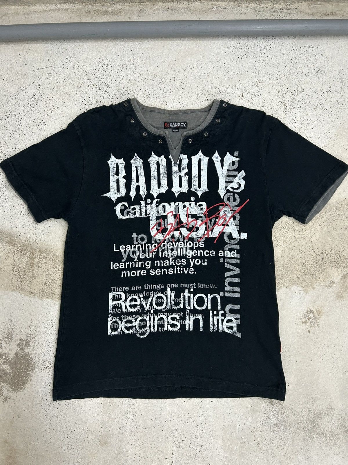 Japanese Brand Y2k Badboy California Usa Surfing Wording Quotes Size US M / EU 48-50 / 2 - 1 Thumbnail