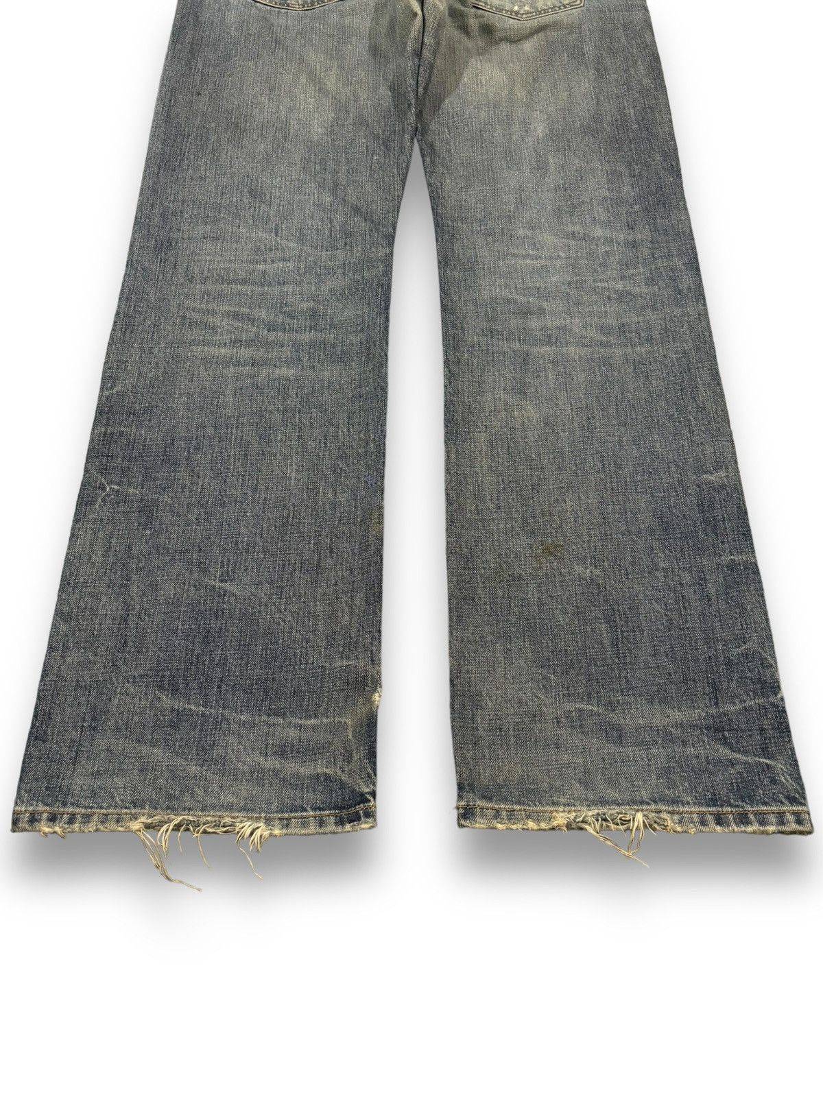 Diesel Vintage Diesel Industry Mud Wash Loose Fit Distressed Jeans Size US 34 / EU 50 - 16 Thumbnail