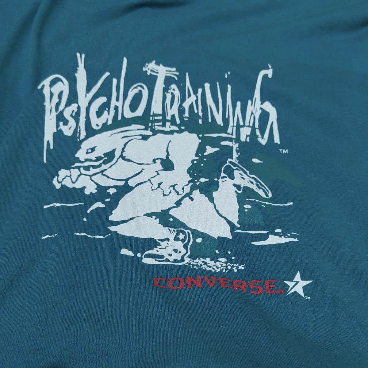 Converse rare! Vtg Converse Psycho training long sleeve Size US L / EU 52-54 / 3 - 7 Thumbnail