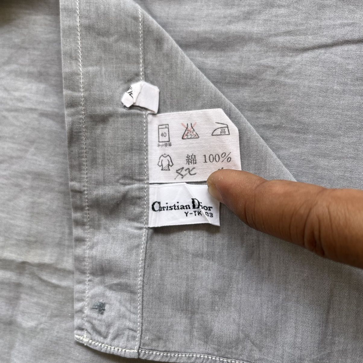 Dior Christian Dior Button Up Shirt Size US L / EU 52-54 / 3 - 7 Thumbnail