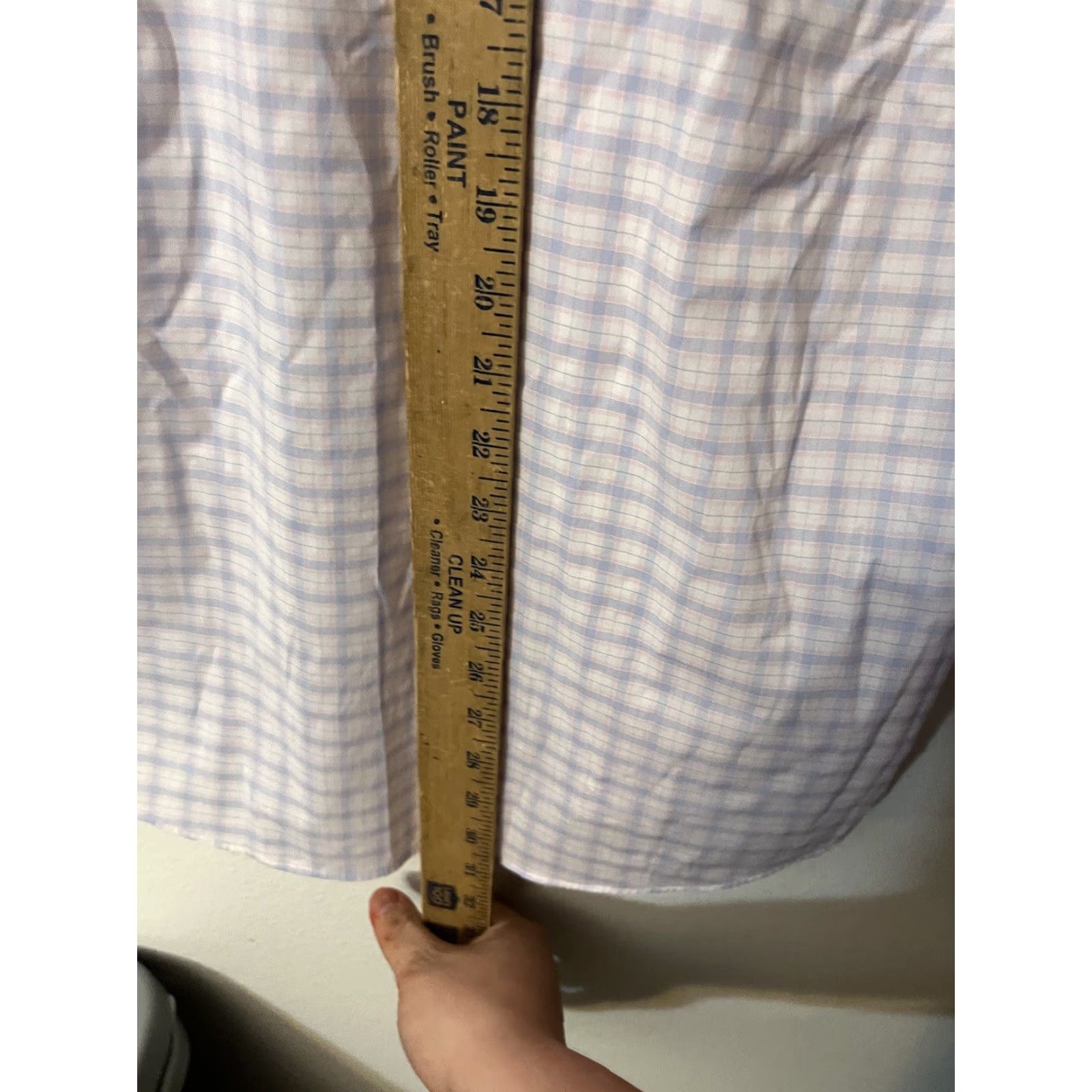 Tommy Hilfiger Tommy Hilfiger Dress Shirt The Flex Supima Slim–Size 15 Regular Multicolor Solid Long Sleeve, Collared, Button-Front Mens Shirt Size 40R - 4 Thumbnail
