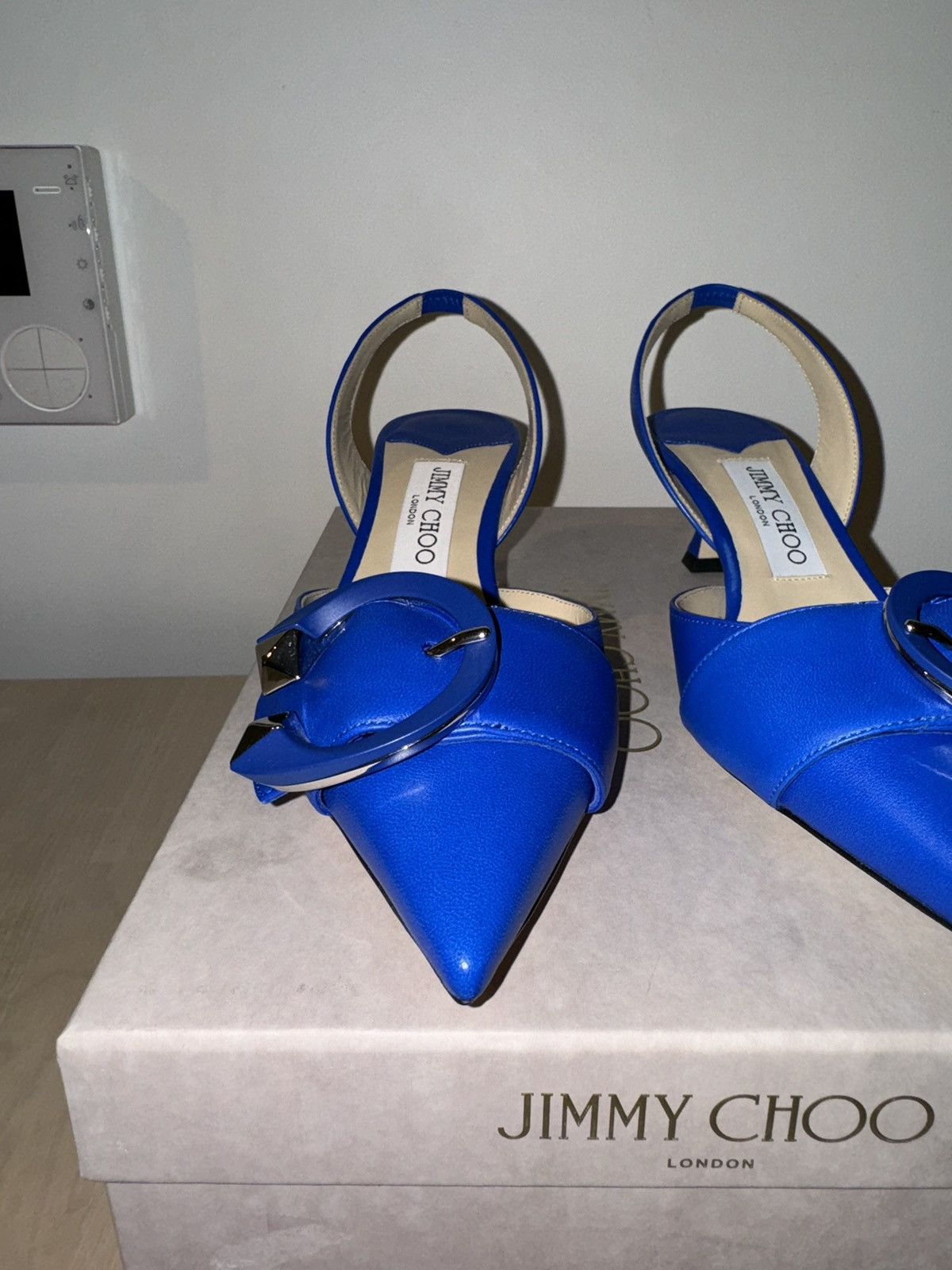 Jimmy Choo Jimmy Choo Heels Blue Size US 6 / IT 36 - 7 Thumbnail