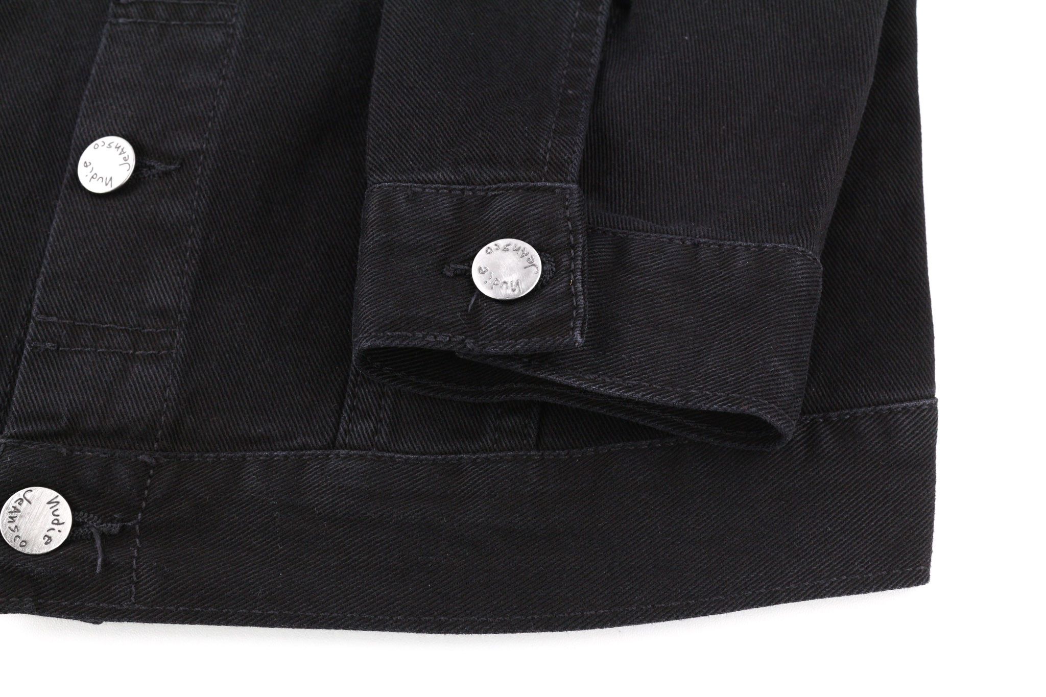 Nudie Jeans BILLY S Dark Shist Denim Logo Pockets Jacket 81043 Size US S / EU 44-46 / 1 - 5 Thumbnail