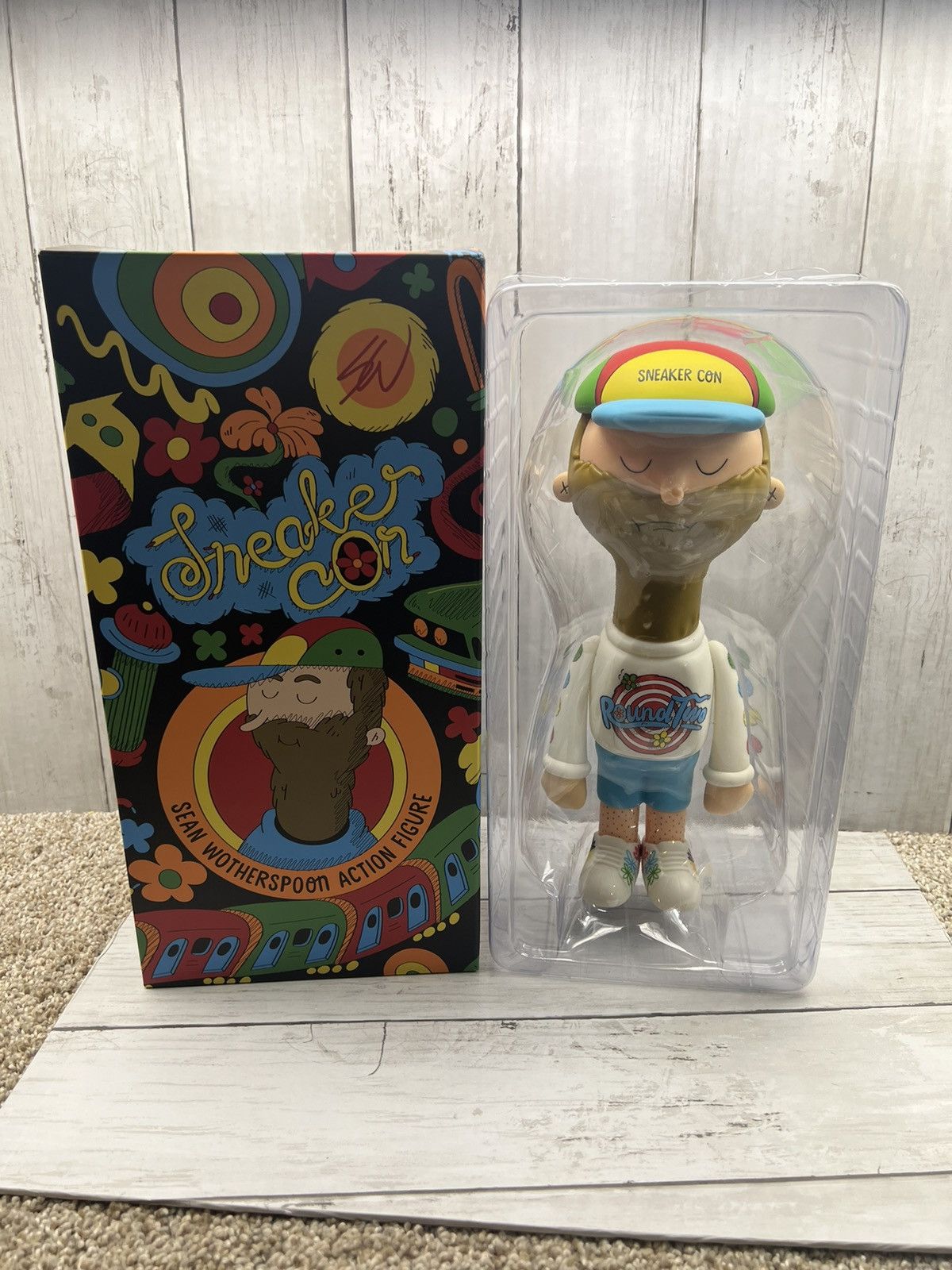 New in Box SneakerCon x Sean Wotherspoon ToyQube Figure