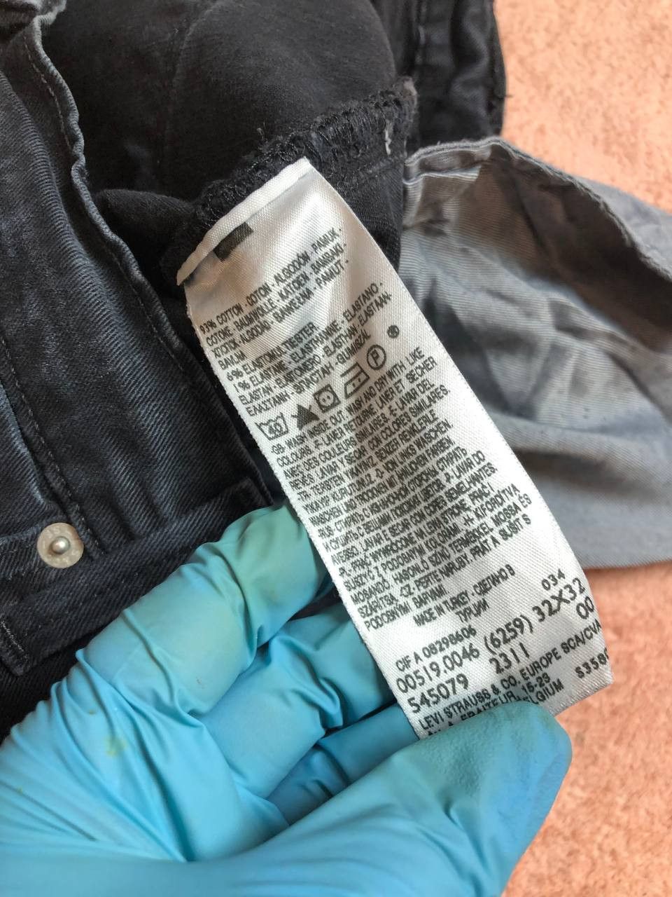 Levi's Vintage Levi's 519 Jeans Straight Leg Dark Wash Denim JEANS Size US 32 / EU 48 - 3 Thumbnail
