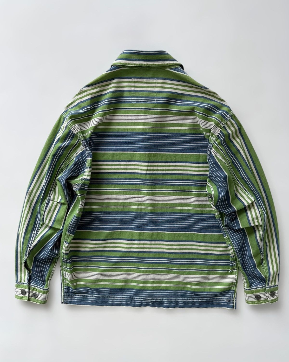 Nigel Cabourn NC3 NIGEL CABOURN BLOUSON STRIPE JACKET Size US L / EU 52-54 / 3 - 7 Thumbnail