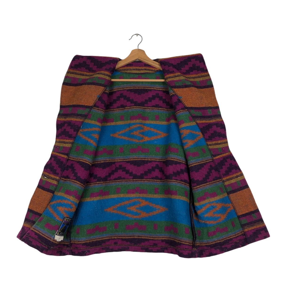 Japanese Brand 📌Native Navajo Aztec Design Chimayo Pull Over Jacket Ranch Size US S / EU 44-46 / 1 - 14 Thumbnail