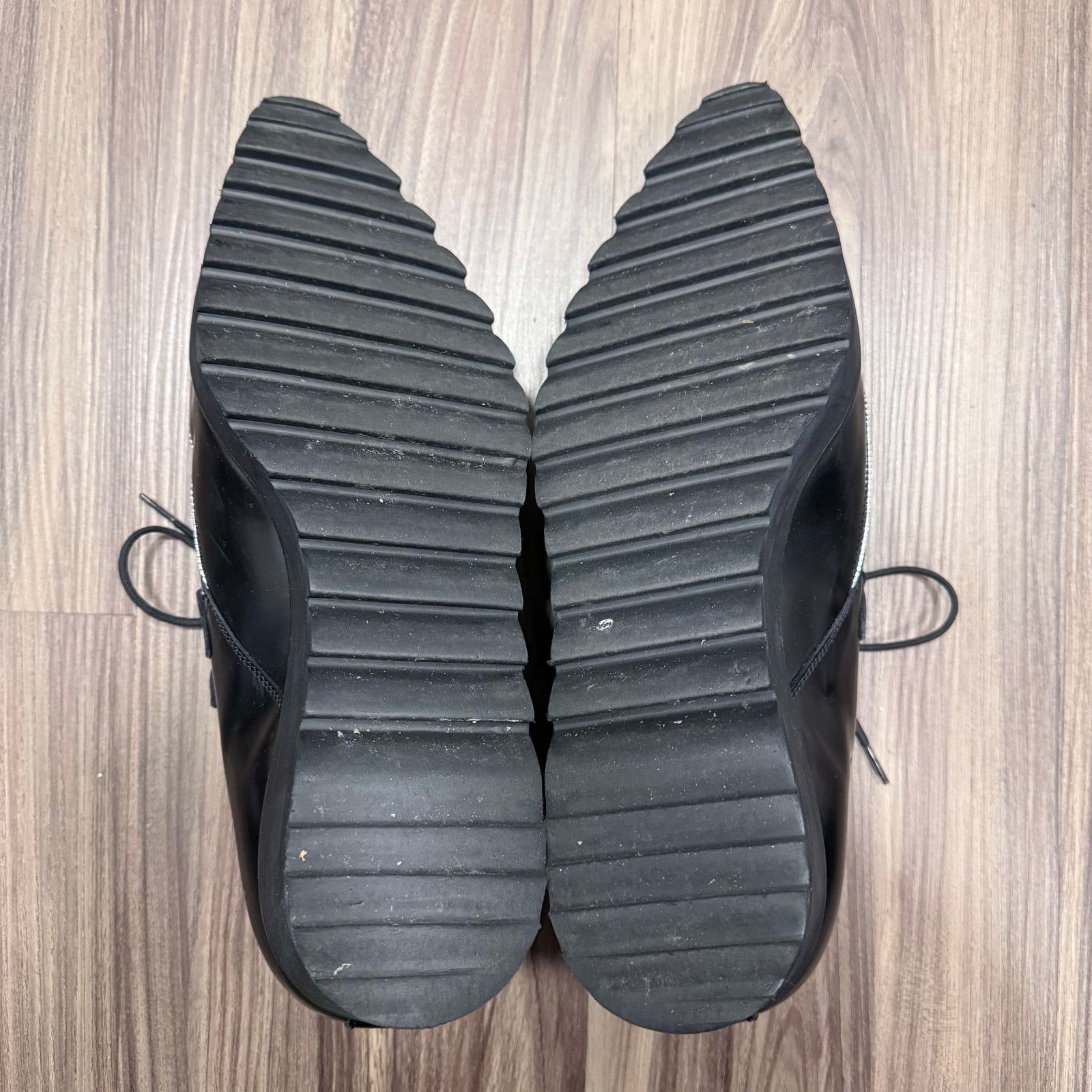Dsquared2 DSQUARED2 Rare Runway Lace Up Shoes Black Silver EU 41.5 Size US 8.5 / EU 41-42 - 7 Thumbnail