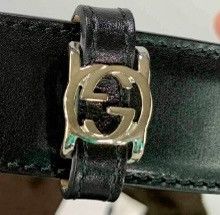 Gucci Gucci GG Guccified Black Leather Belt 100 40 NEW Size 40 - 2 Thumbnail