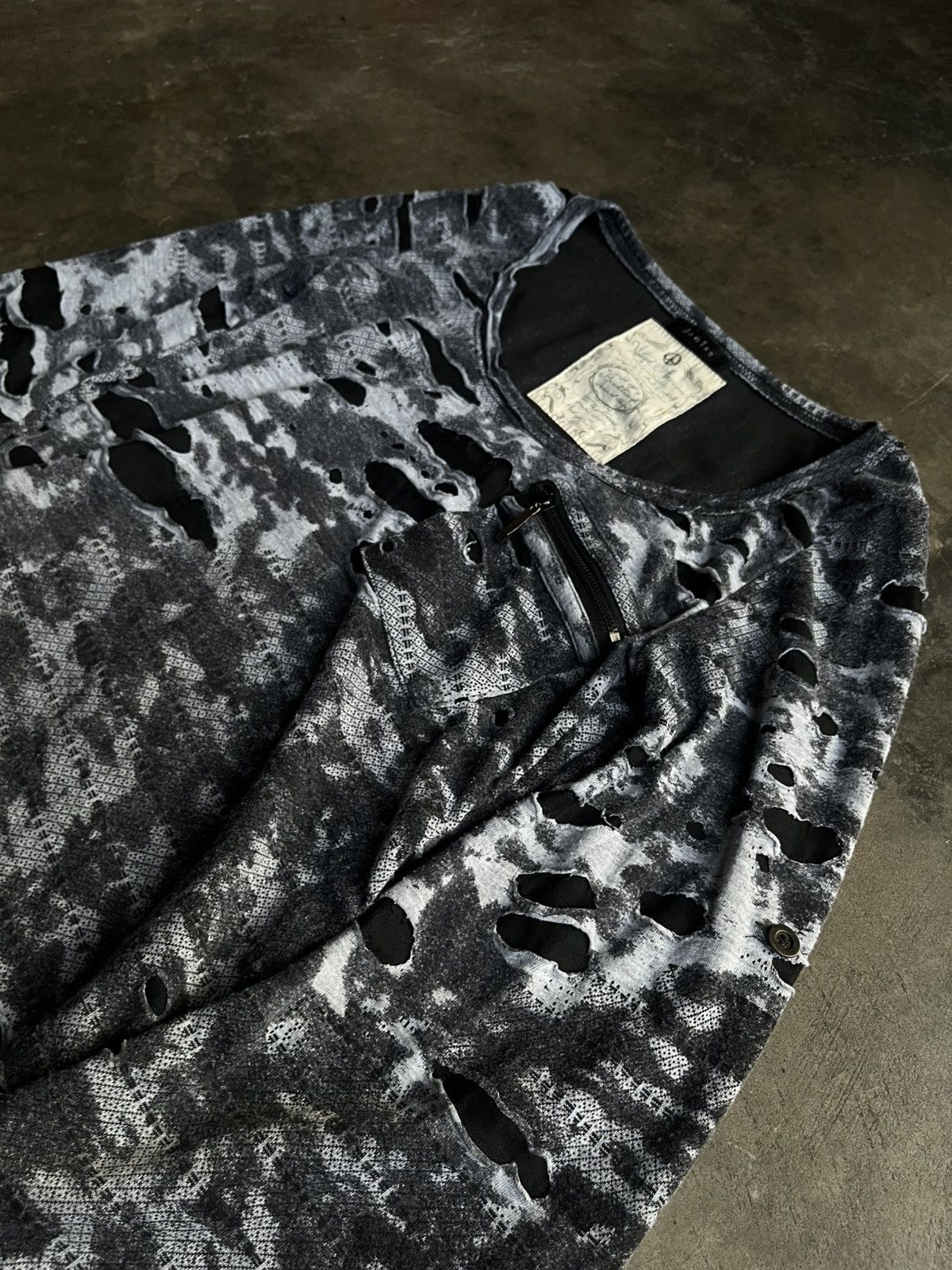 14th Addiction JAPANESE NATIVE AMERICAN DISTRESSED DRESS GOTHIC Y2K VKEI Size US M / EU 48-50 / 2 - 6 Thumbnail