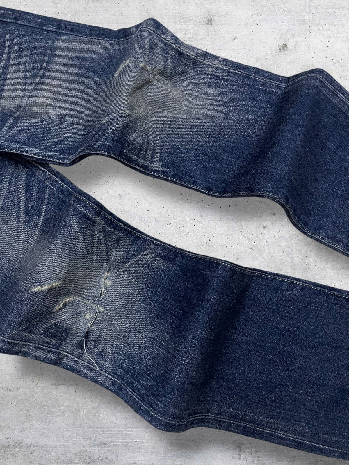 Levi's Vintage Clothing VINTAGE 501 LEVIS USA DESIGNER 90S RIPPED INDIGO OG DENIM Size US 28 / EU 44 - 6 Thumbnail