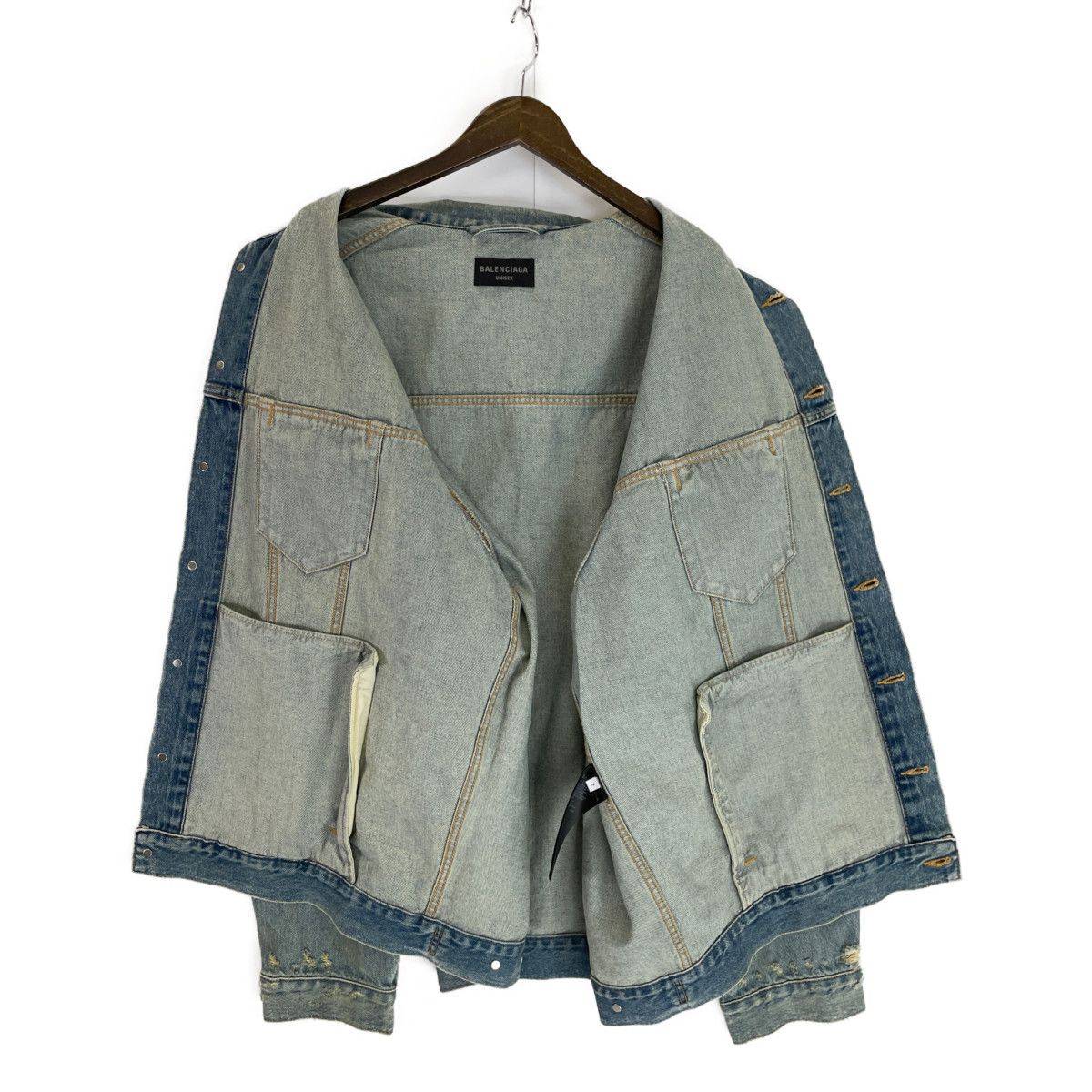Balenciaga Balenciaga Oversized Denim Jacket Size US M / EU 48-50 / 2 - 7 Thumbnail