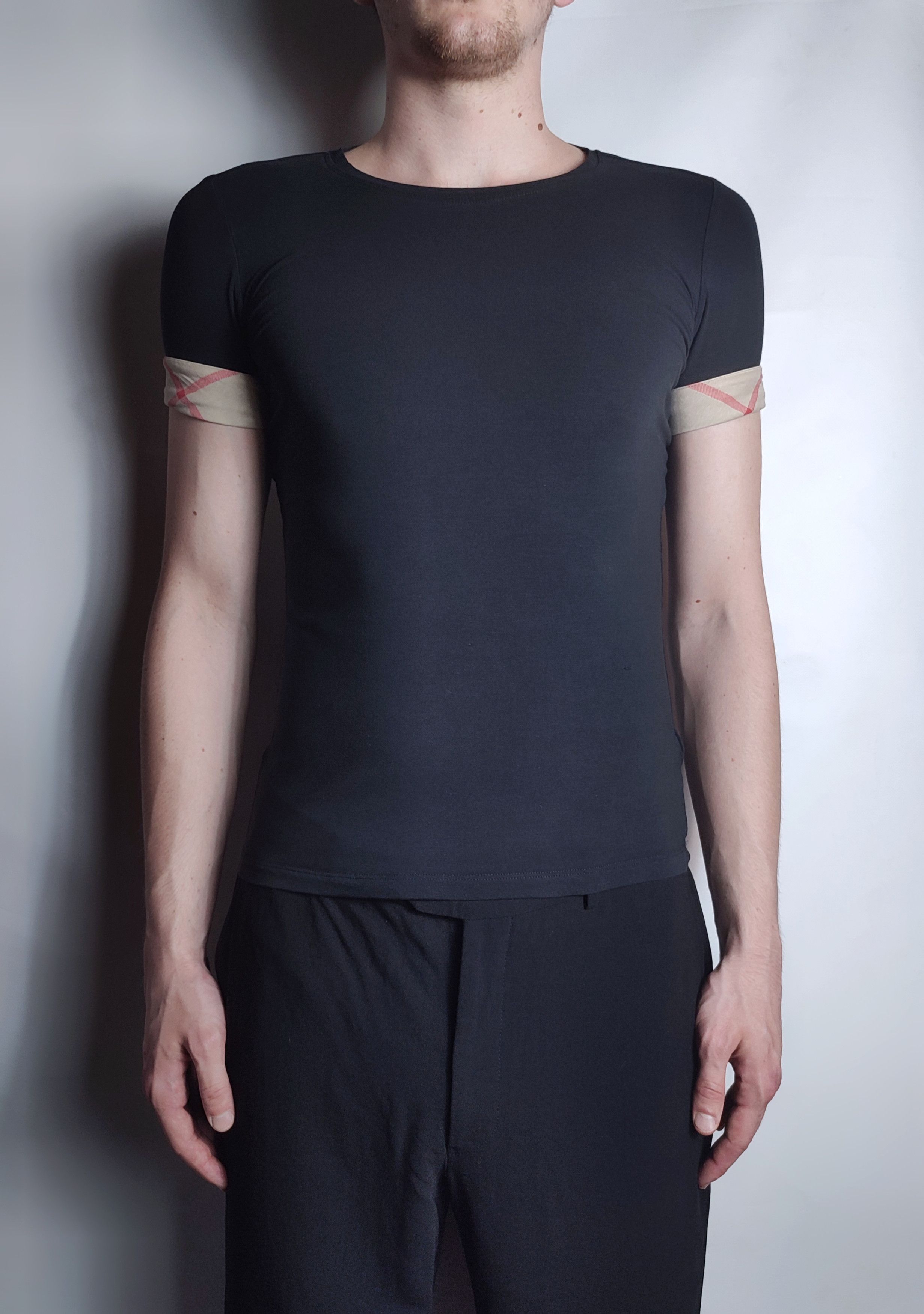 Burberry Burberry Nova check slim stretch t-shirt Size US S / EU 44-46 / 1 - 4 Thumbnail