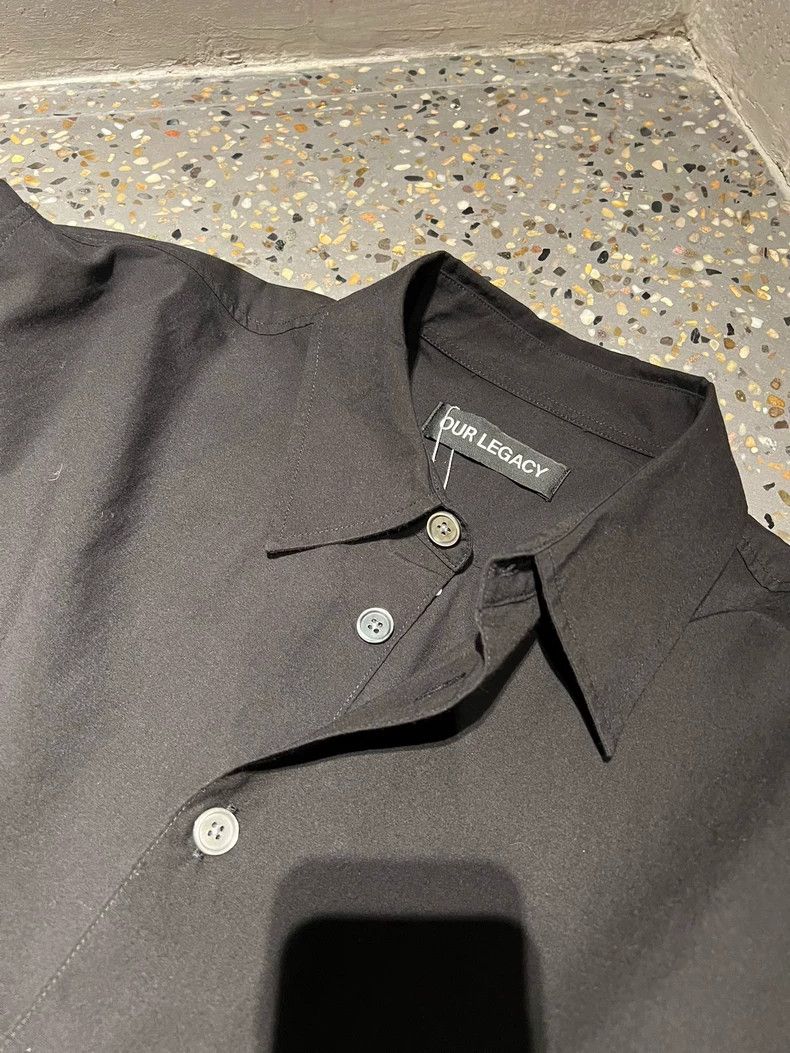 Our Legacy our legacyBlack classic shirt 2503-Nextarrow Size US M / EU 48-50 / 2 - 1 Thumbnail