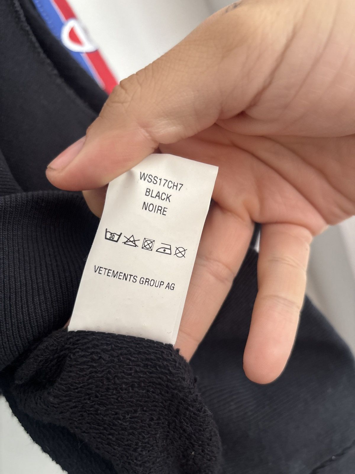 Champion × Vetements Vetements Champion Hoodie Size US XS / EU 42 / 0 - 6 Thumbnail