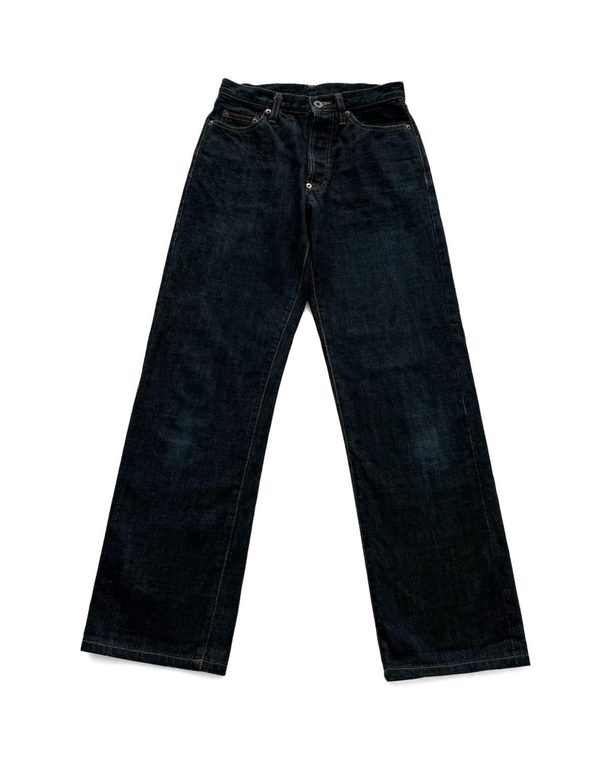 45rpm PAL’LAS PALACE INDIGO DYED RED SELVEDGE DENIM JEANS Size US 28 / EU 44 - 1 Thumbnail