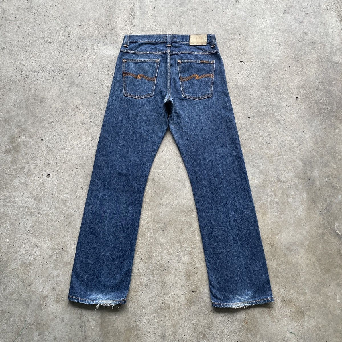 Nudie Jeans W32x31 Vintage Nudie Jeans Faded FlyButton Denim Pants Size US 32 / EU 48 - 15 Thumbnail