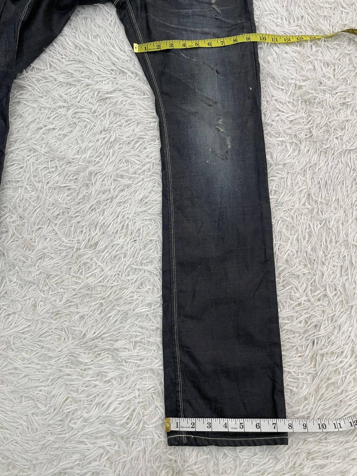 Japanese Brand Back Number RUDO Buckle Back Jeans Pant Made in Japan Size US 29 - 13 Thumbnail