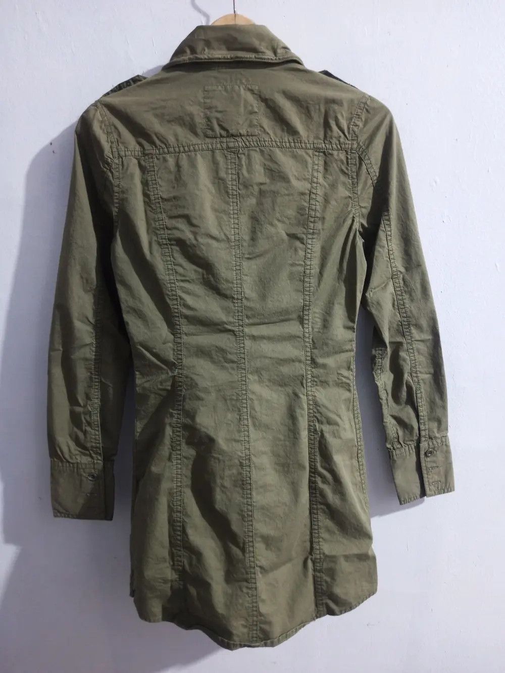Vintage GOA multi pocket military long shirt Size US XXS / EU 40 - 7 Thumbnail