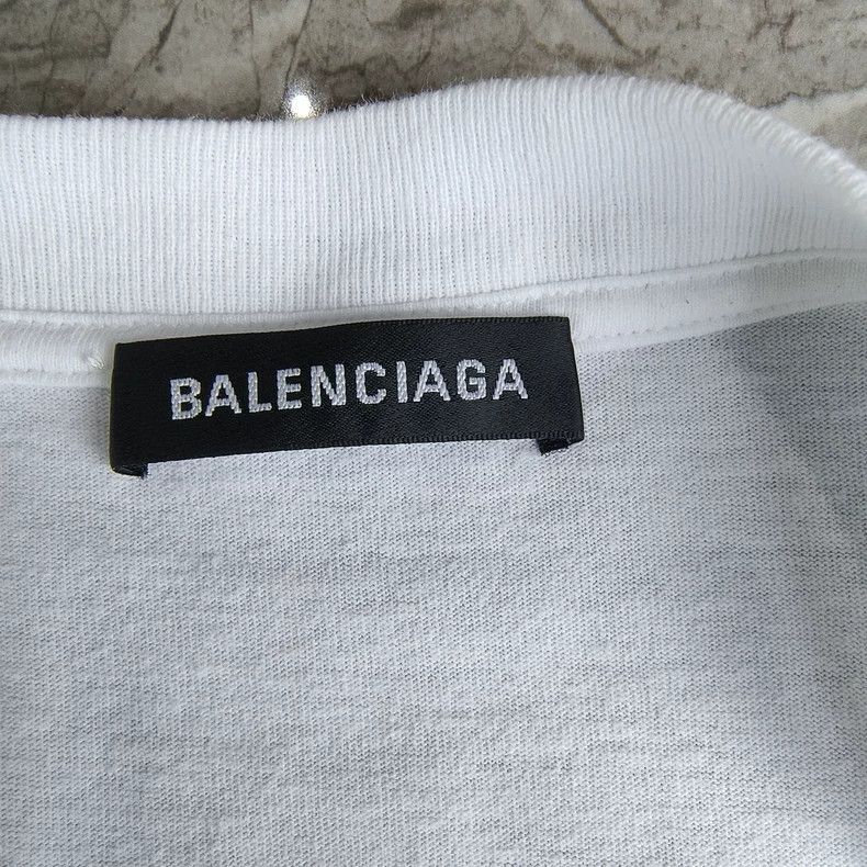 Balenciaga Balenciaga White short-sleeved T-shirt, 100% cotton fabric Size US M / EU 48-50 / 2 - 4 Thumbnail
