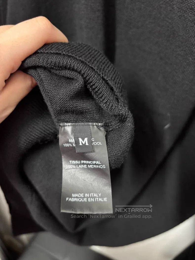 Vetements VETEMENTS Wool Knit High-Neck Long Sleeve Black Size US M / EU 48-50 / 2 - 5 Thumbnail