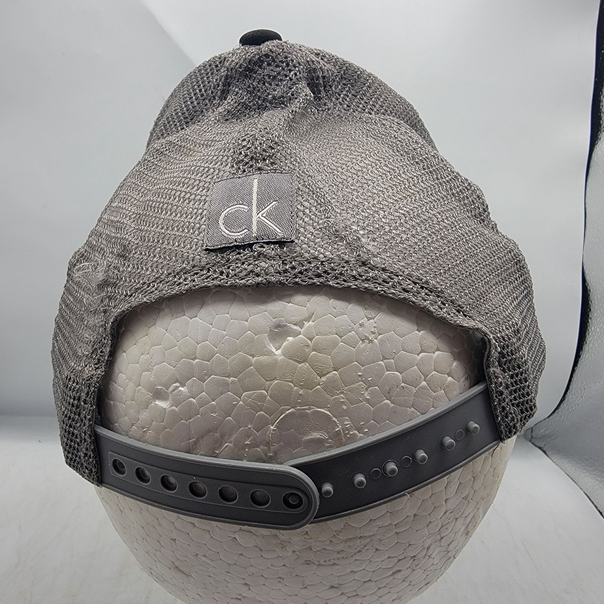 Calvin Klein Calvin Klein Adults Black Gray Trucker Hat Adjustable Casual Size ONE SIZE - 3 Thumbnail