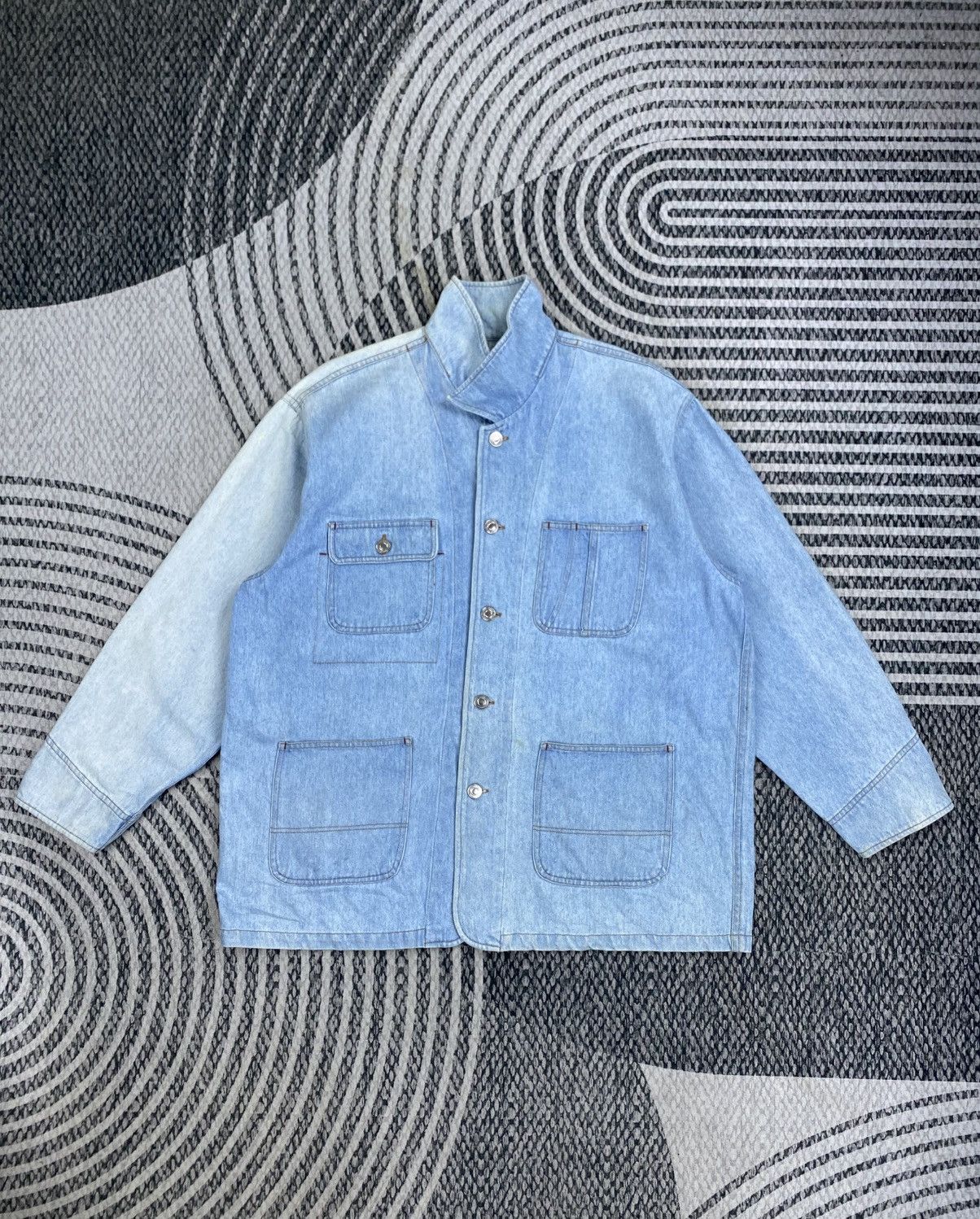 Japanese Brand Vtg Saller A Pico Authentic Wear Denim Style Button Up Shirt Size US L / EU 52-54 / 3 - 5 Thumbnail