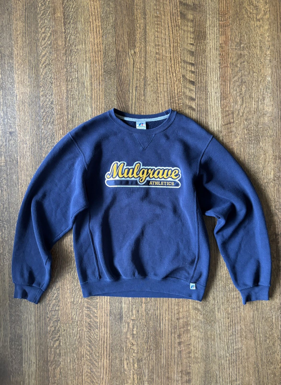 Vintage Vintage Russell Athletic Sweater Size US S / EU 44-46 / 1 - 1 Thumbnail