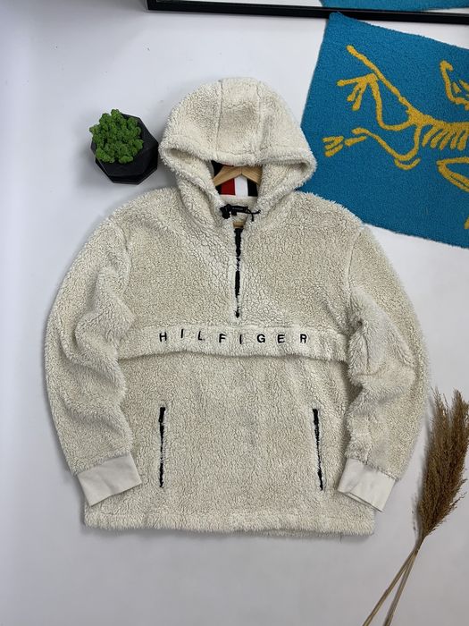 Tommy hilfiger 2024 oversized teddy hoodie