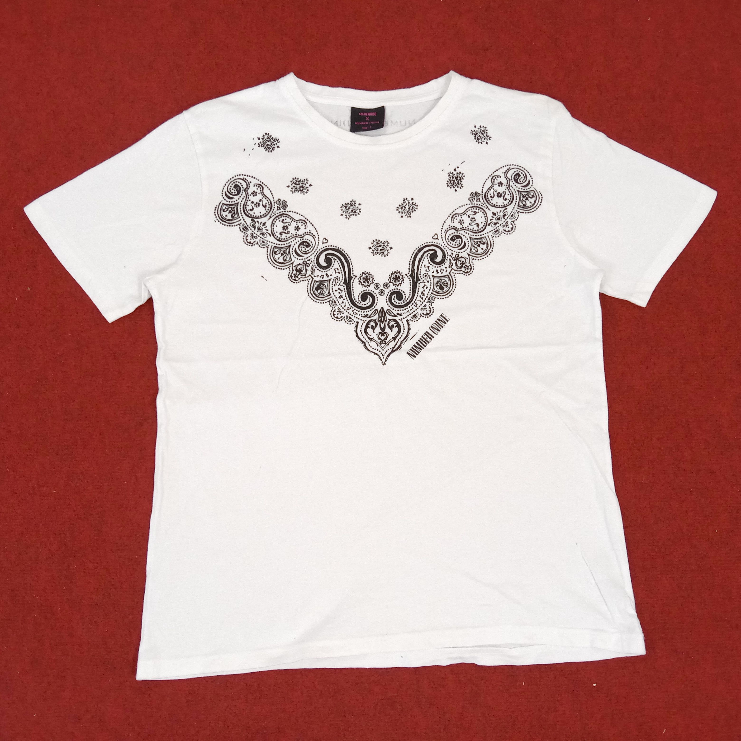 Marlboro × Number (N)ine × Vintage Number Nine X Marlboro Japanese Brand Streetwear Tshirt Size US M / EU 48-50 / 2 - 1 Thumbnail